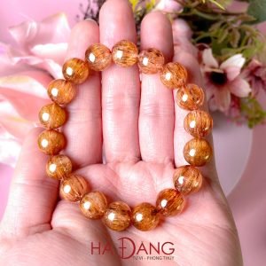 Thạch Anh Tóc Đỏ - Đồng Trục