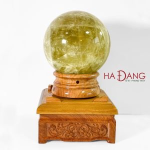 Quả Cầu Thạch Anh Vàng