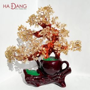 Cây Tài Lộc Thạch Anh Vàng