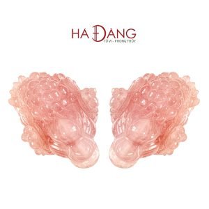 Cóc Thiềm Thừ Thạch Anh Hồng