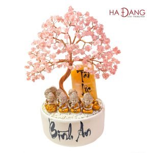 Cây Bình An Tài Lộc Hồng