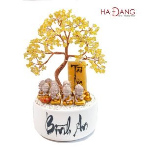 Cây Bình An Tài Lộc Vàng